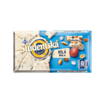 Шоколад білий Studentska c арахісом і родзинками Чехія 180г