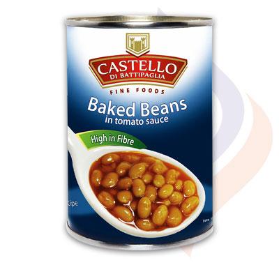 Фасоль запечена в соусі Castello Baked Beans 425 г Італія