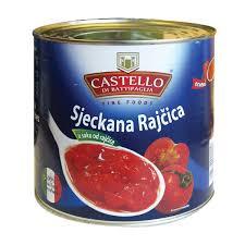 Помідори січені Castello Sjeckana Rajcica 425г Італія