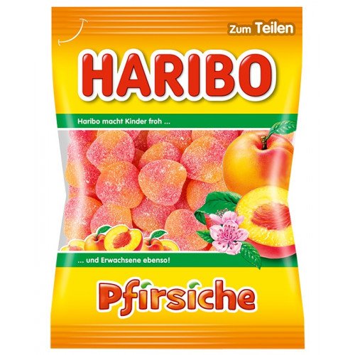Желейні цукерки Haribo Pfirsiche Персики Німеччина 200г