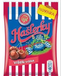 Льодяники на травах з вишнею Haslerky Visen Nestlé 90г Чехія
