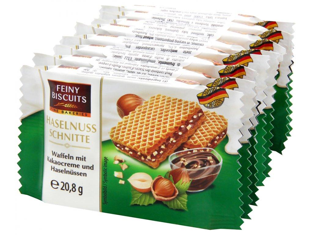 Вафлі з лісовим горіхом Feiny Biscuits Haselnuss Schnitte 166,4 р/8шт. Австрія