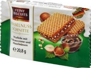 Вафлі з лісовим горіхом Feiny Biscuits Haselnuss Schnitte 20.8 г Австрія