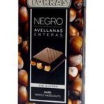 Шоколад чорний із суцільним фундуком БЕЗ ГЛЮТЕНА Torras Іспанія 200 г