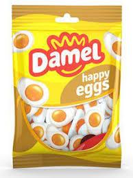 Желейні цукерки БЕЗ ГЛЮТЕНА Happy Eggs (яєчниці) Damel Іспанія 80г