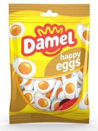 Желейні цукерки БЕЗ ГЛЮТЕНА Happy Eggs (яєчниці) Damel Іспанія 80г