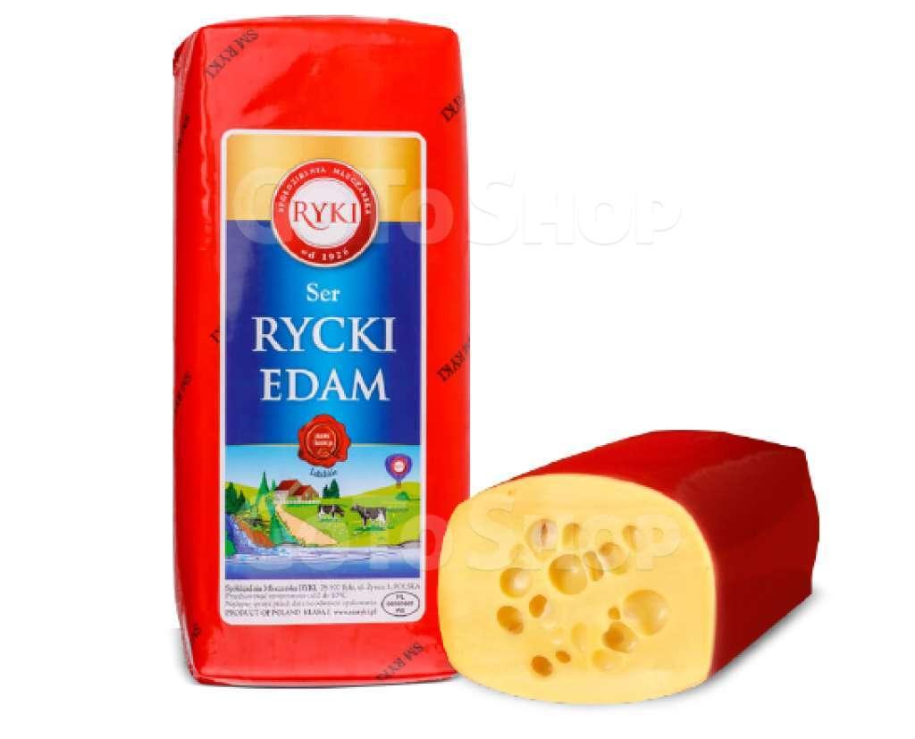 Сир Rycki Edam 1кг Польща