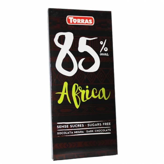 Шоколад без цукру Torras Africa 85% 100 г Іспанія