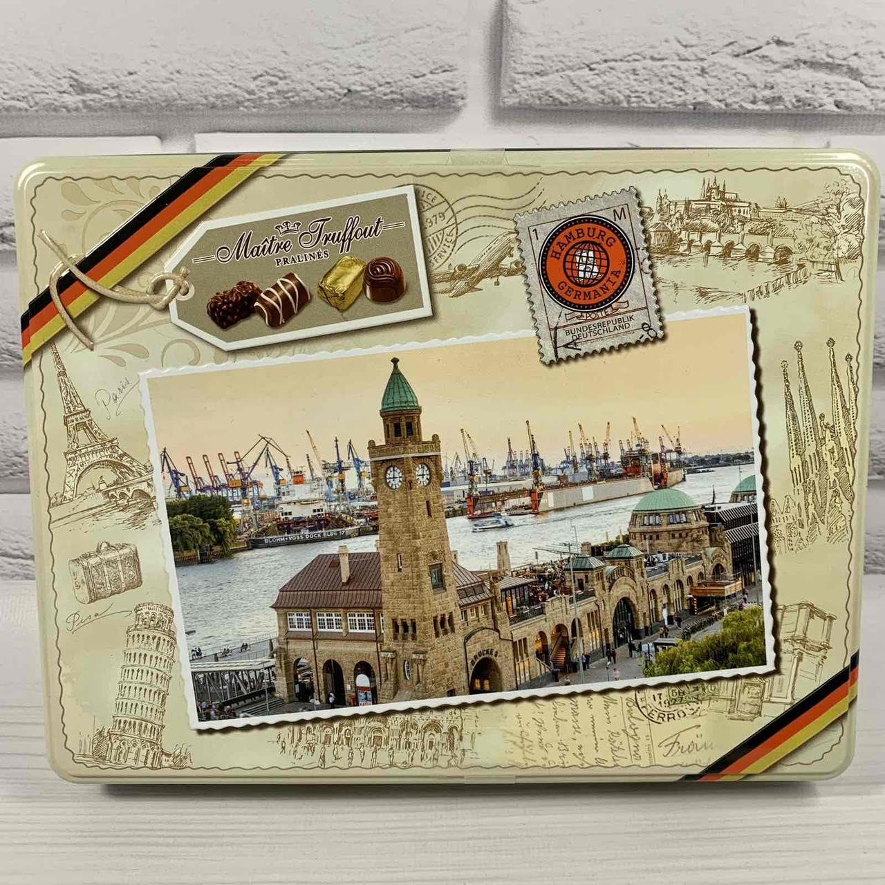 Шоколадні цукерки Праліне HAMBURG Maitre Truffout Австрія 180 г