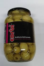 Оливки зелені без кісточки Corbi Aceitunas Verde Deshuesada 835 г Іспанія