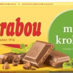 Швейцарський молочний шоколад із м'ятою Marabou Mint Krokant 200 г