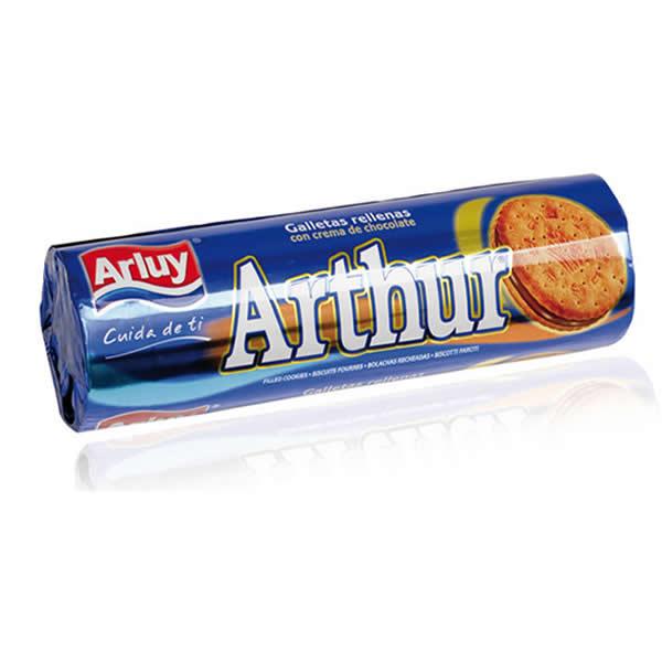 Печиво сендвіч із шоколадним кремом Arluy Arthur Іспанія 250 г