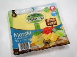 Сир у пластинках Morski Swiatowid без консервантів 2x250г Польща