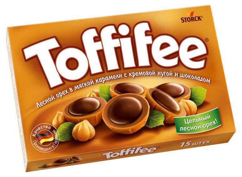 Цукерки Toffifee фундук у карамелі з кремовою нугою і шоколадом Німеччина 125г