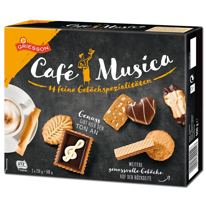 Печиво Griesson Cafe Musika Німеччина 500г (2х250г)