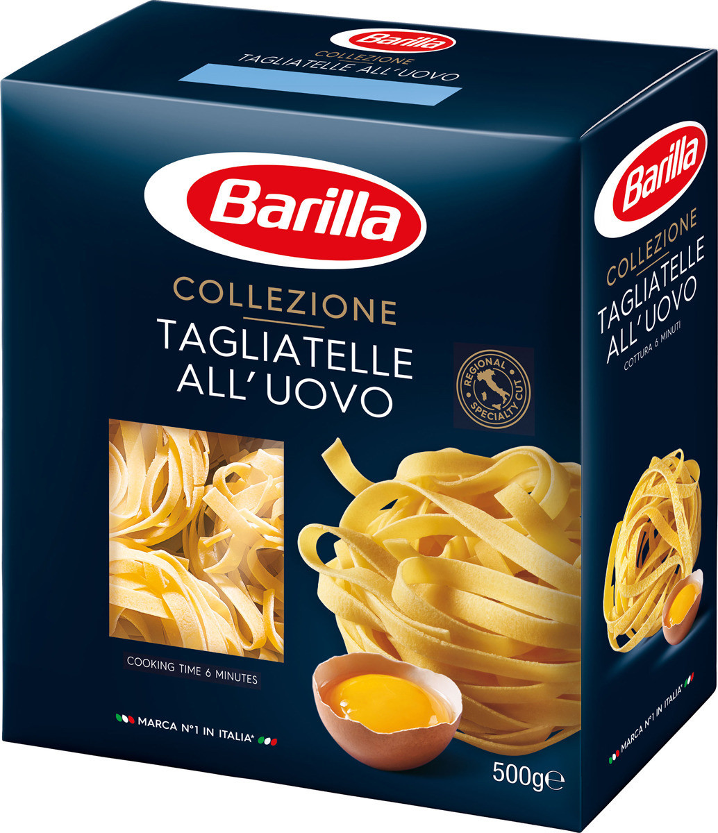 Макарони Barilla Collezione Tagliatelle All'Uovo Bolognesi Тальятеле з яйцем Італія 500 г
