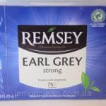 Чай чорний Сивий Граф із бергамотом міцний Remsey Earl Grey strong (75х1,75г) 131,25г Польща