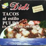 Восьминіг у соняшниковій олії Tacos en aceite de girasol Didi 266г Іспанія
