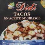Восьминіг у соняшниковій олії Tacos en aceite de girasol Didi 266г Іспанія