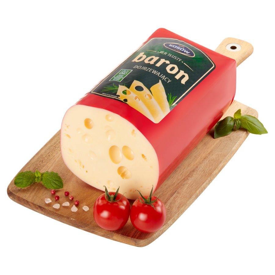 Сир напівтвердий Kosow ser Baron 1 кг Польща