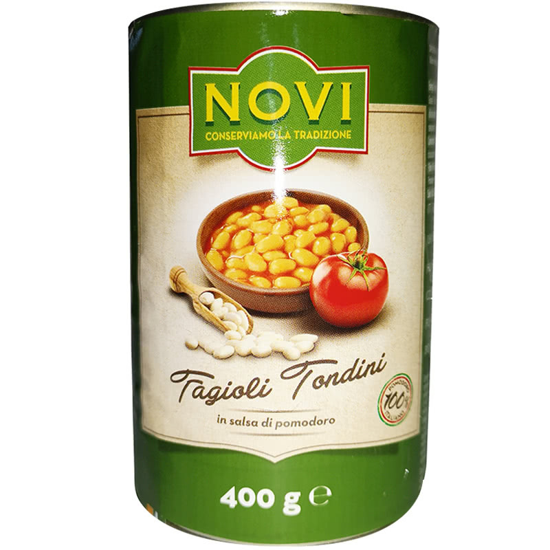 Квасоля біла в томатному соусі NOVI Baked Квасоля 400 г Італія