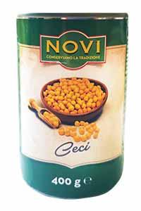 Нут консервований NOVI Chick Peas 400 г Італія