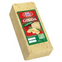 Сир голандський Gouda з пажитником 1кг Польща