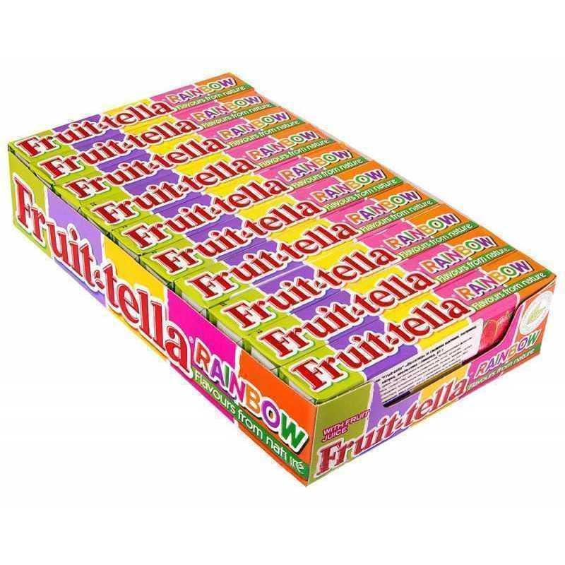 Жувальні цукерки Fruit-tella Веселка 41 г Польща