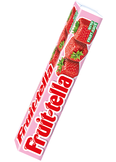 Жувальні цукерки Fruit-tella Полуниця, 41р Польща