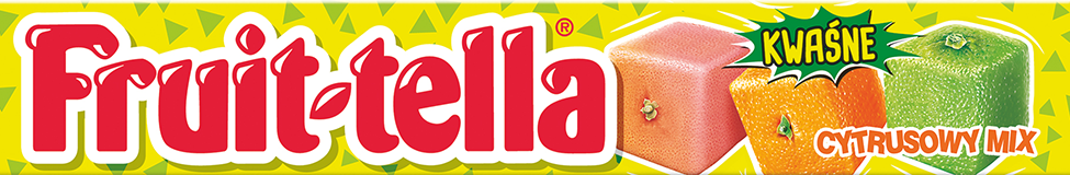 Жувальні цукерки Fruit-tella Цитрусовий мікс, 41р Польща