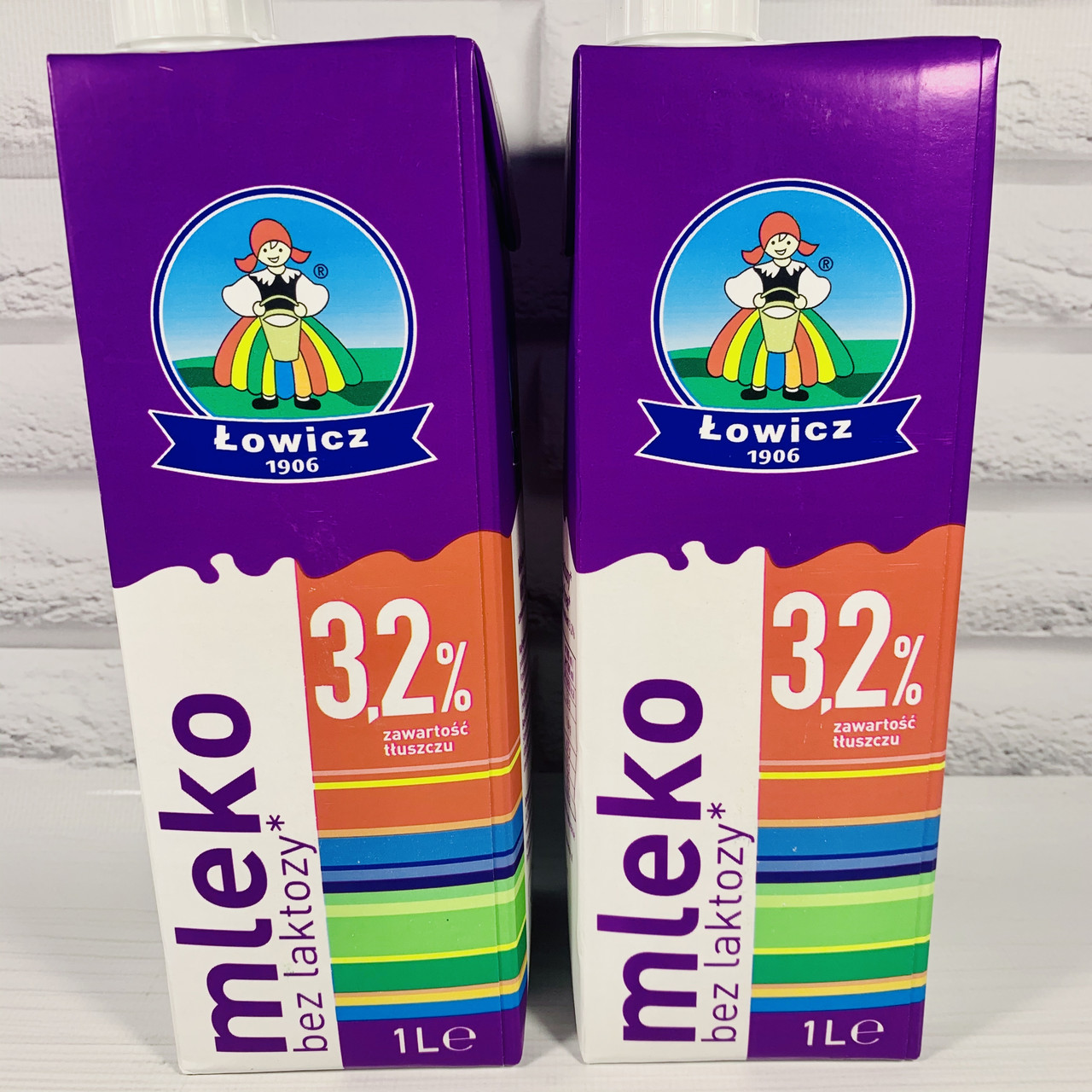 Молоко без лактози Mleko  ⁇ owickie 3,2%, 1 л Польща