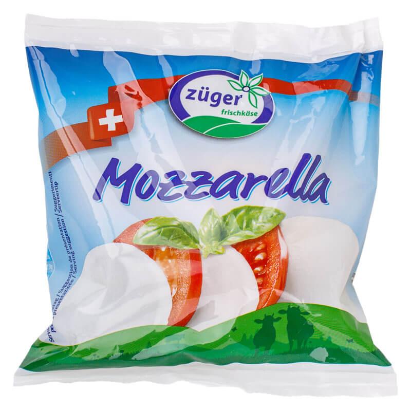 Сир "Mozzarella" ТМ ZUGER, 40%, 125 г Швейцарія