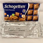 Шоколад "Schogetten Praline Noisettes"(Шогеттен з горіховим праліне), Німеччина, 100г