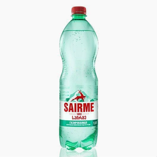 Лікувально-столова вода "Родники Саїрме" газ 1 л Грузія