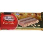 Туррон хрусткий шоколадний без глютену Hacendado 250г Іспанія