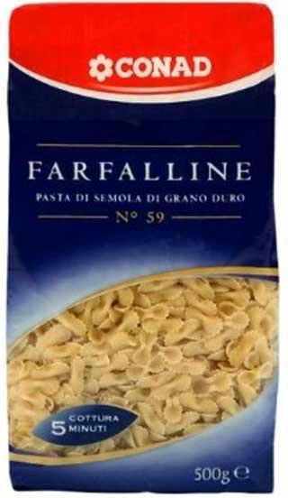 Макарони Conad Ozzano міні метелики 500г Італія