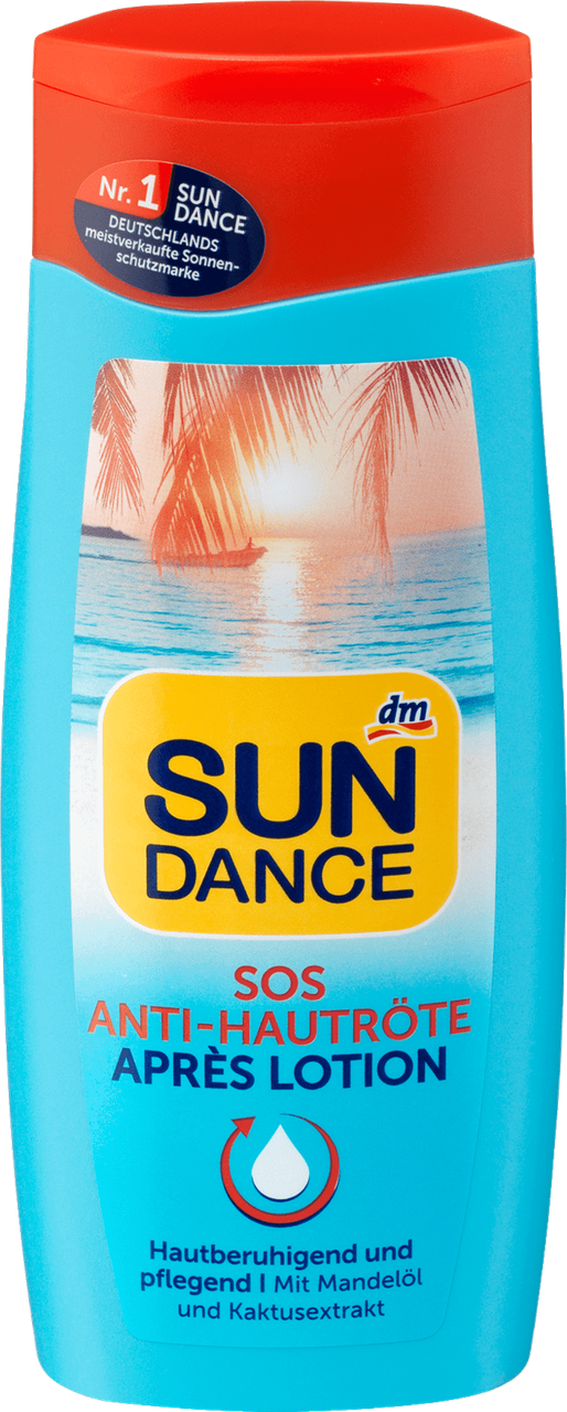 Лосьйон після засмаги при сонячних опіках, з пантенолом, SUNDANCE SOS 200 мл Німеччина
