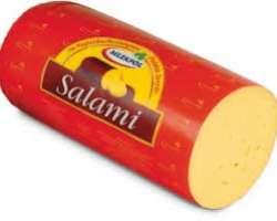 Сир напівтвердий Mlekpol Salami 1 кг Польща