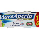 Тунець у власному соку Mare Aperto Natural 320 г (4х80 г) Італія