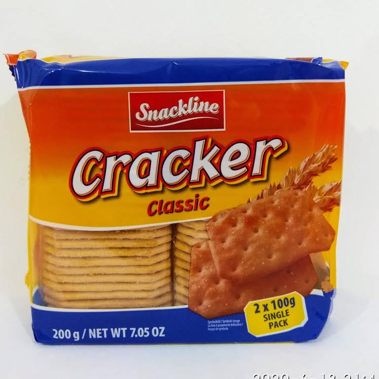 Крекер класичний солоний Snackline Cracker Classic 200 г (2х100 г) Австрія