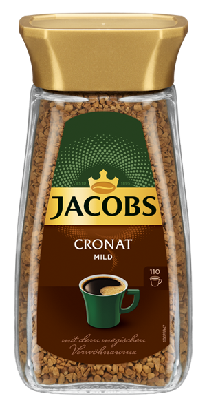 Кава розчинна JACOBS CRONAT MILD Німеччина 200 г
