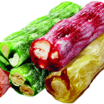 Рахат-лукум асорті палички з арахісом (абрикос, ваніль,гранат, ківі) 1,5кг