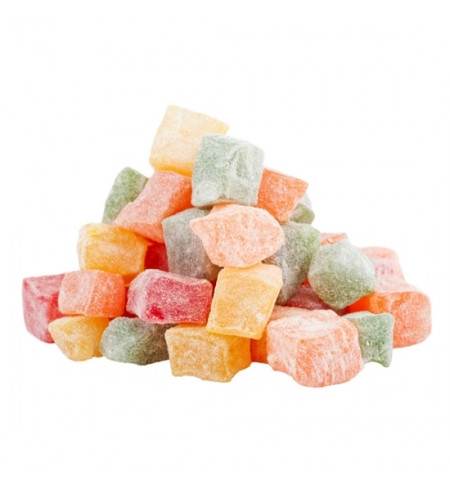 Рахат-лукум "Кубики МІКС" (яблуко, гранат, лимон, апельсин,ваніль) 1,5кг