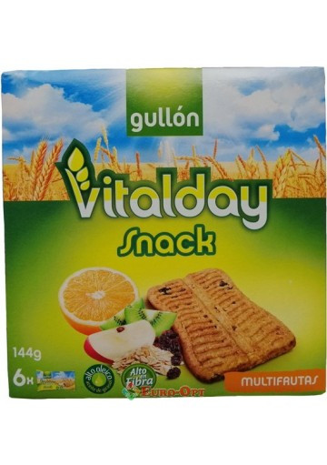Печиво злакове Мультифрута Vitalday Gullon 144 гр (6х24 г) Іспанія