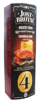 Чіпси картопляні Just Dance Карибський краб, 90 г Білорусь