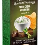 Чіпси картопляні Just Dance сметана і зелений лук, 90 г Білорусь