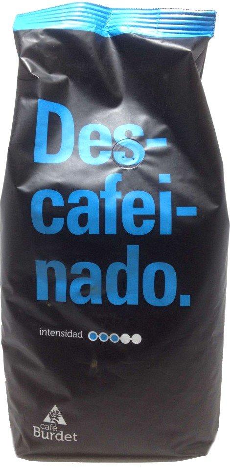 Кава в зернах без кофеїну Burdet Descafeinado 100% арабіка 1кг Іспанія