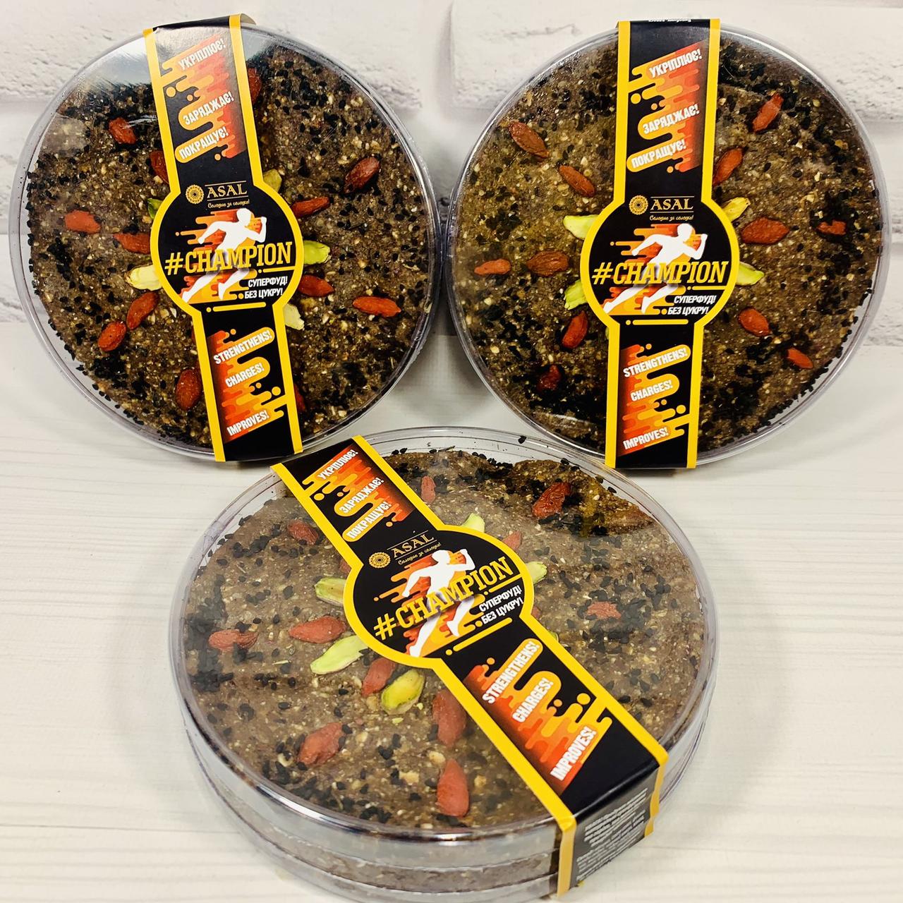 Горіховий коктейль «# CHAMPION» 400 г, Asal, Іран