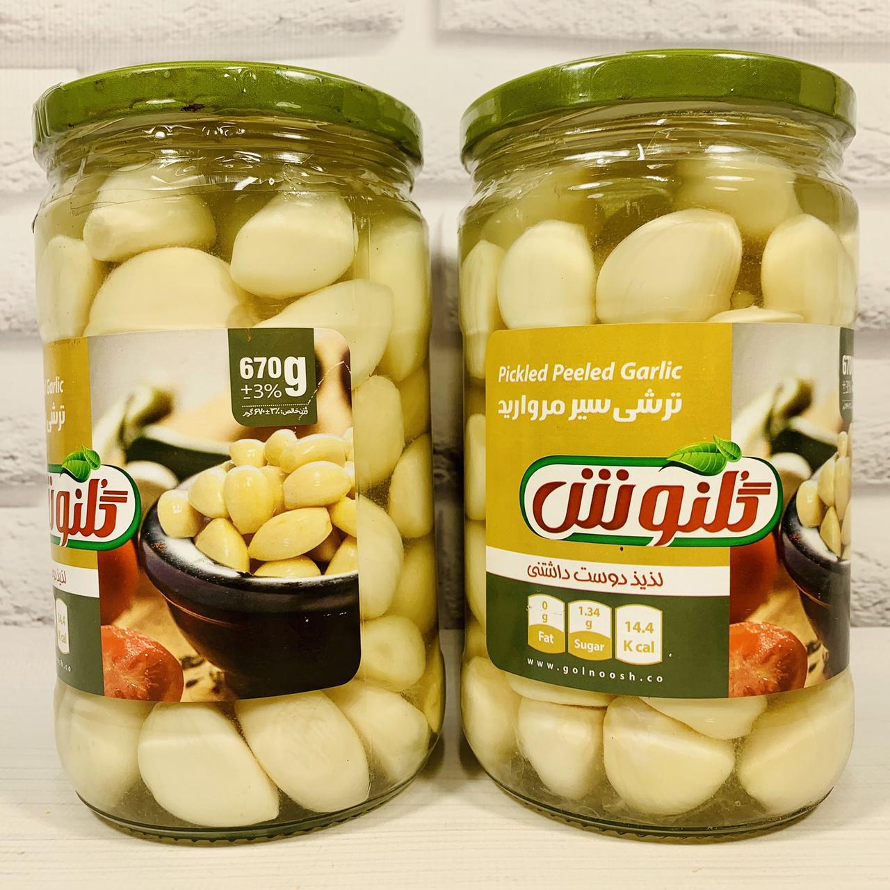 Маринований часник зубчиками 670 г Іран