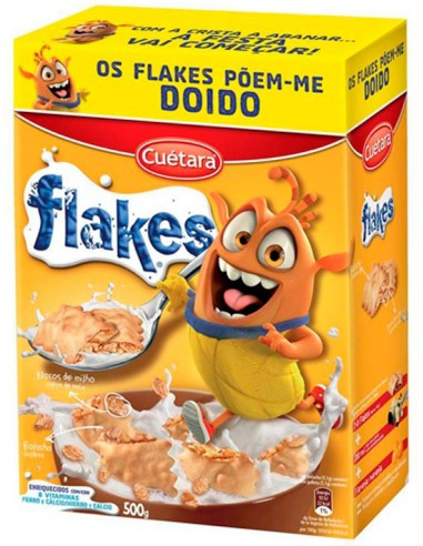 Печиво (пластівці) з вітамінами, залізом і кальцієм Flakes Cuetara 500г (2x250) Іспанія